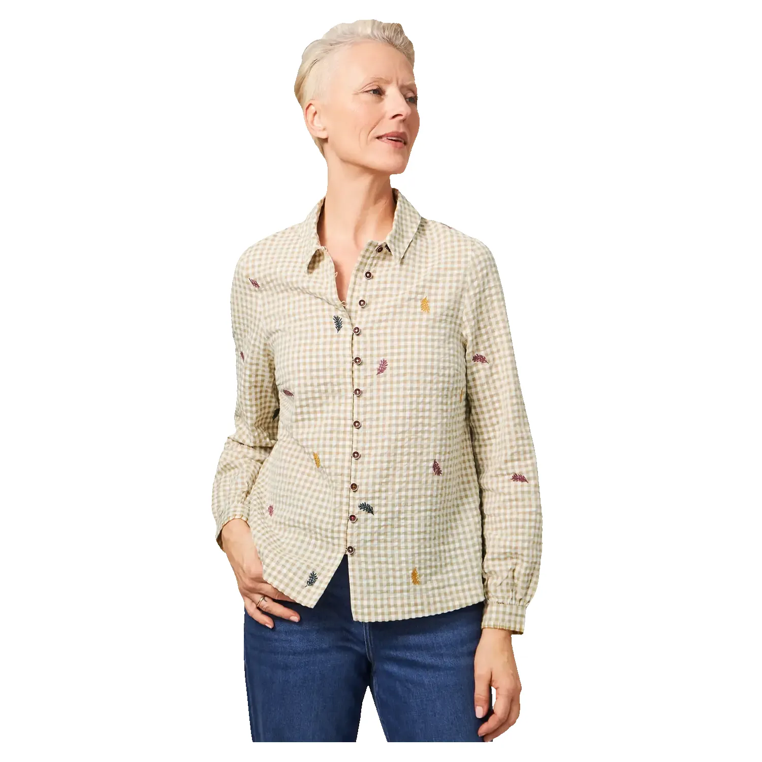 White Stuff Madeline Embroidered Shirt sold by Coes product image thumbnail 3