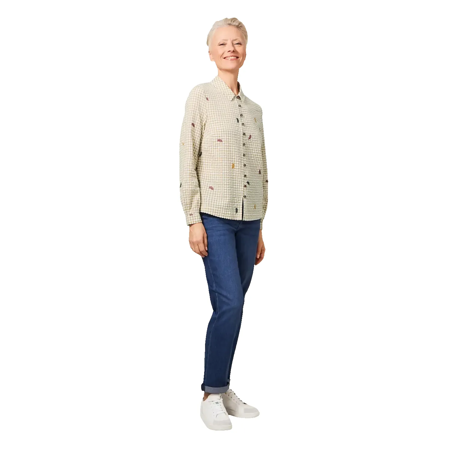 White Stuff Madeline Embroidered Shirt sold by Coes product image thumbnail 4