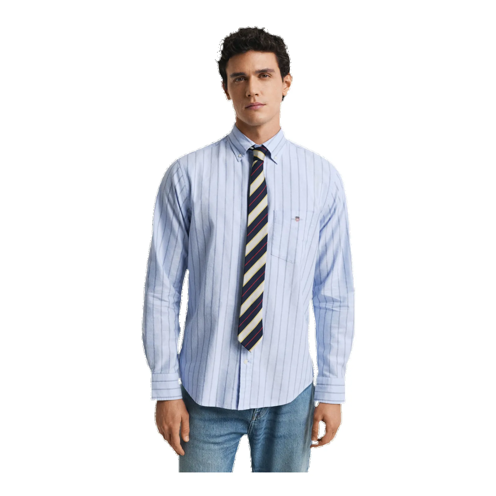 GANT Regular Classic Oxford Stripe Shirt sold by Coes product image thumbnail 4