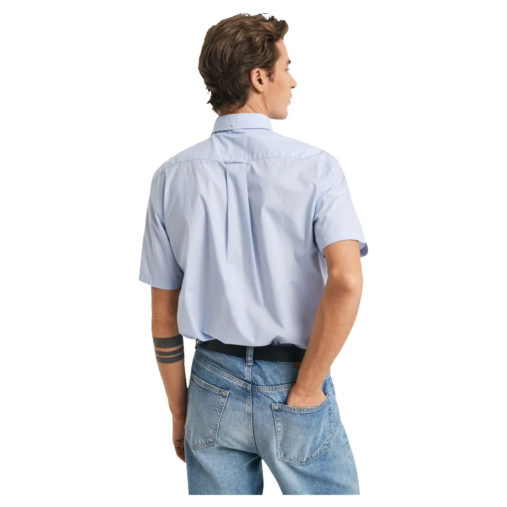 GANT Regular Classic Poplin Short Sleeve Shirt sold by Coes product image thumbnail 2