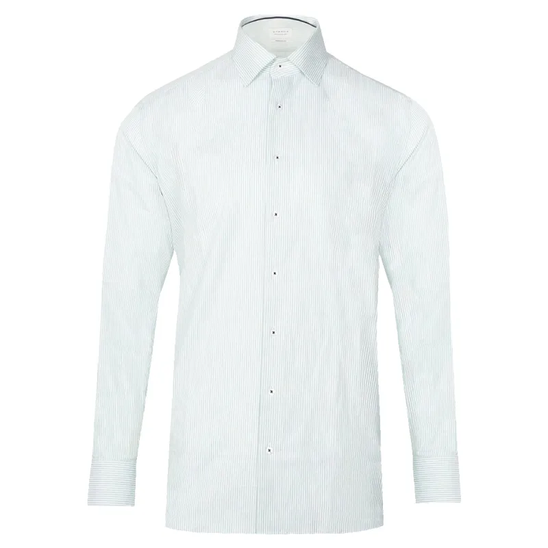 Eterna Stripe Long Sleeve Formal Shirt made by Eterna