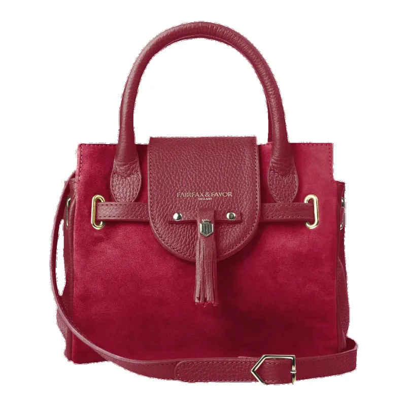 Fairfax & Favor Mini Windsor Handbag Suede made by Fairfax & Favor
