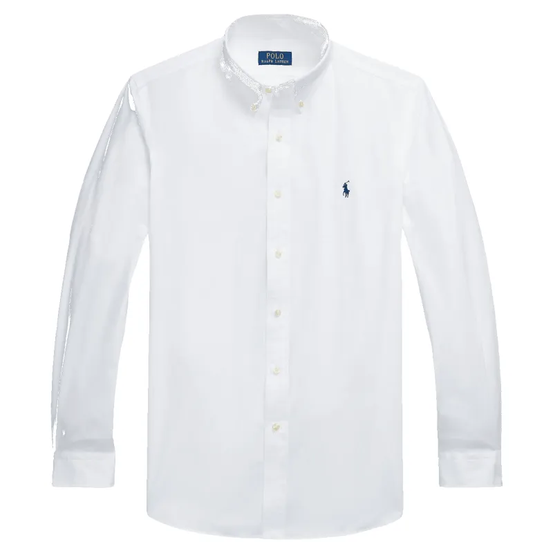 Polo Ralph Lauren Long Sleeve Stretch Poplin Shirt sold by Coes