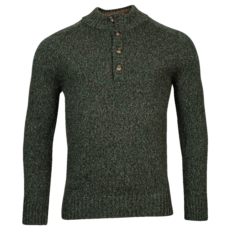 Baileys Buttoned 1/4 Neck Jumper sold by Coes