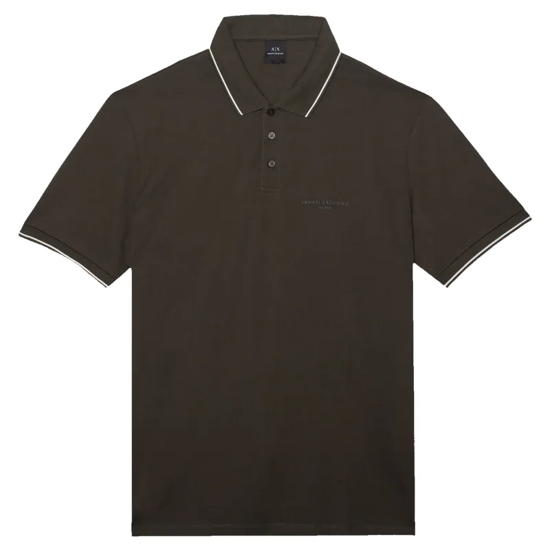 Armani Exchange Cotton Piquet Polo Shirt made by Armani Exchange