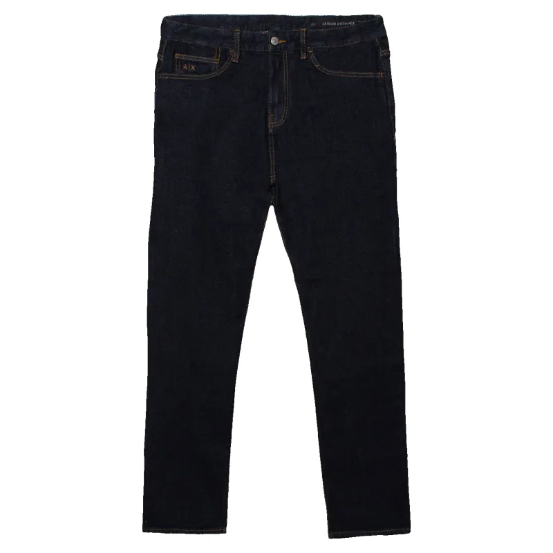 Armani Exchange Straight 5 Pocket Comfort Cotton Jeans sold by Coes