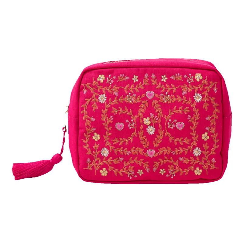 Elizabeth Scarlett Mediterranean Garden Cotton Wash Bag sold by Coes