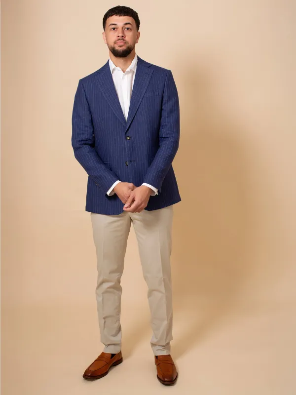 William David Cambridge Stripe Jacket Fully Lined sold by Coes