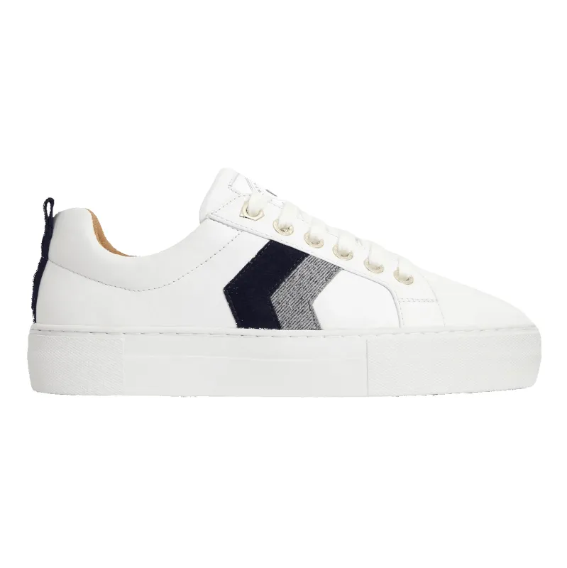 Fairfax & Favor Alexandra Platform Leather Trainer made by Fairfax & Favor