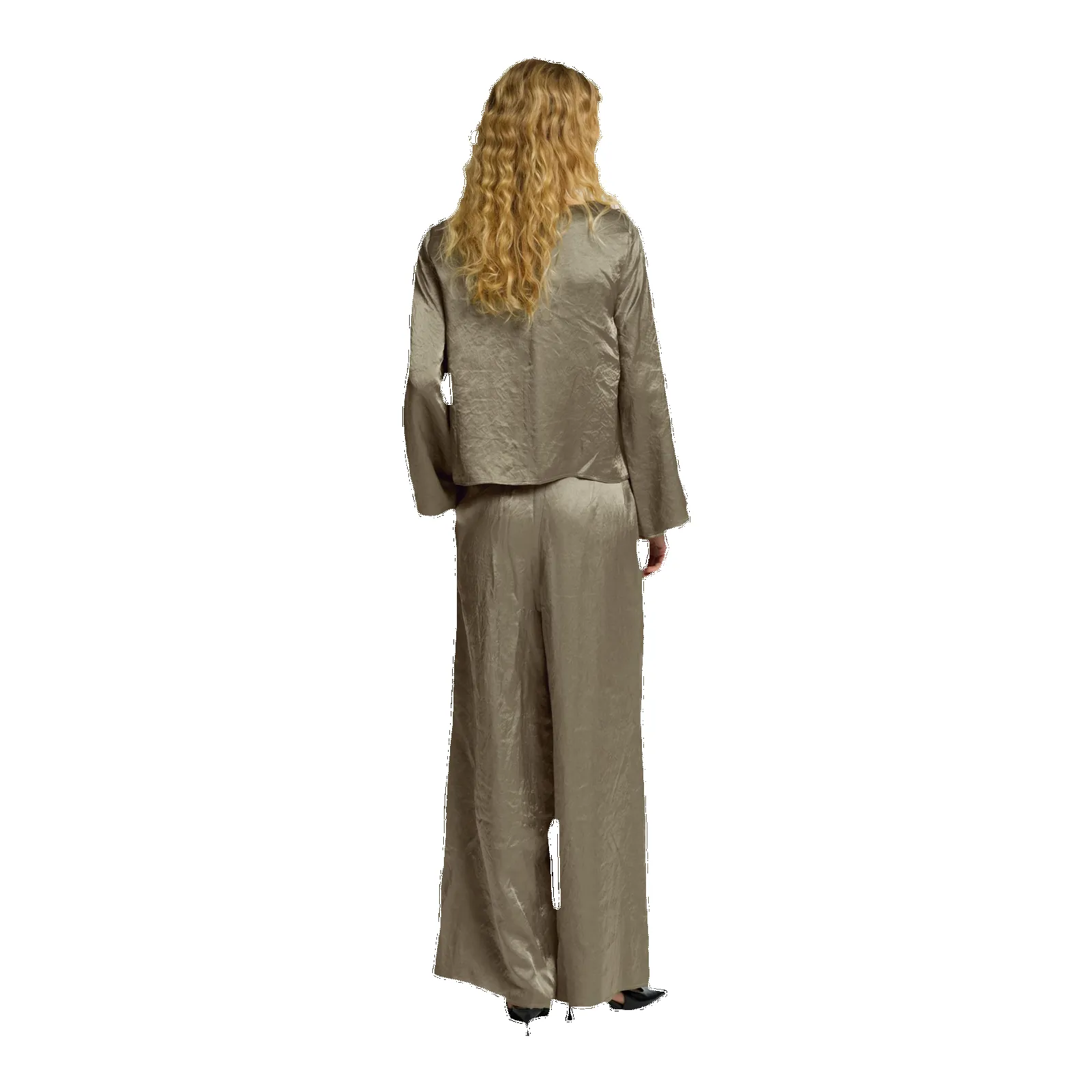 Selected Femme Selene Long Sleeve Draped Neckline Top sold by Coes product image thumbnail 4