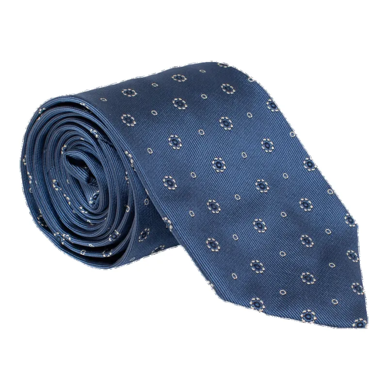 Golding Silk Flower Spot Woven Tie sold by Coes