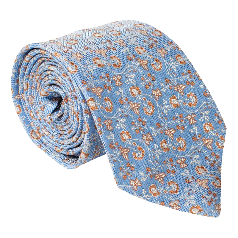 Golding Floral Natte Woven Tie sold by Coes