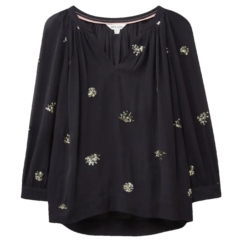 White Stuff Astrid Sequin Top sold by Coes