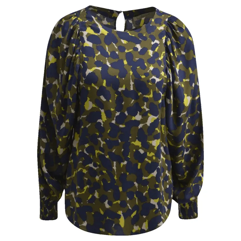 Smith & Soul Round Neck Volume Sleeve Blouse sold by Coes