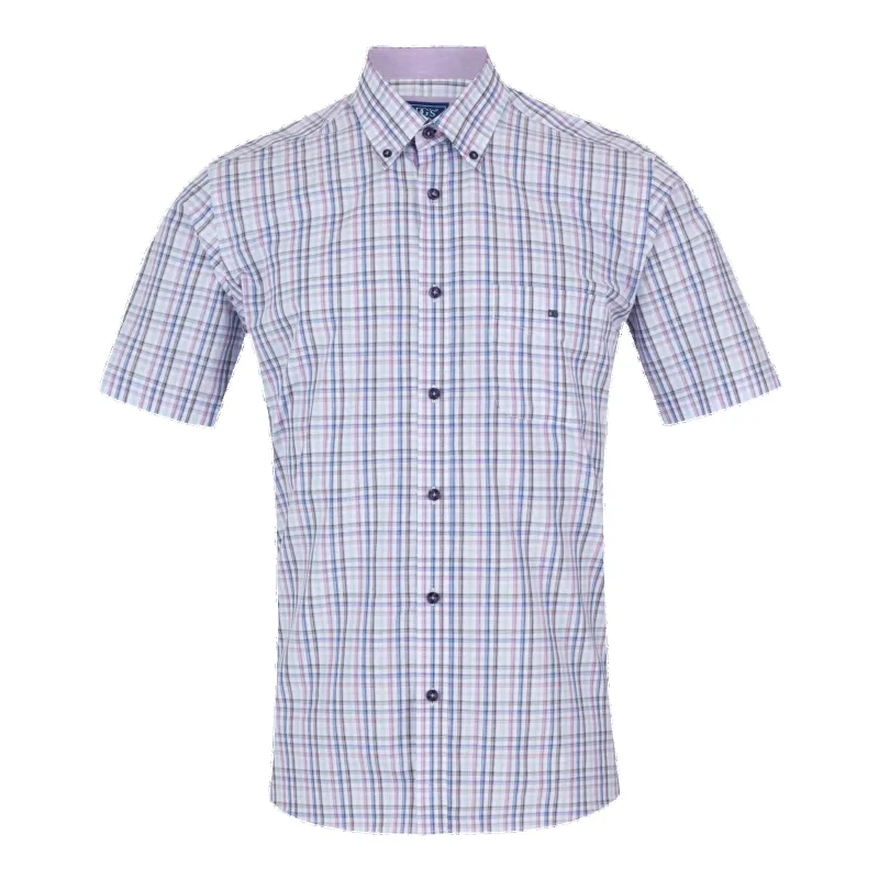 DG's Drifter Short Sleeve Check Shirt made by Coes