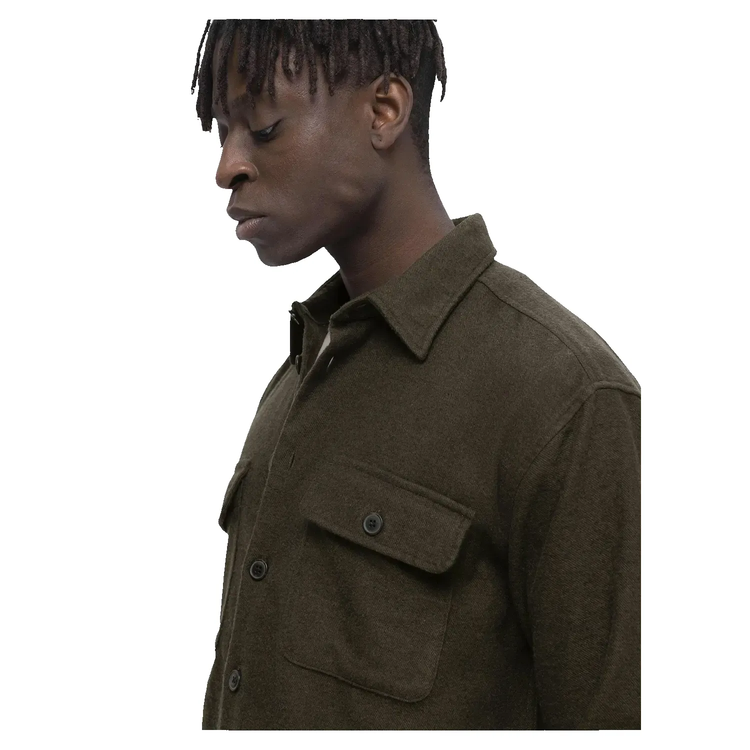 Selected Mason Twill Long Sleeve Overshirt sold by Coes product image thumbnail 5