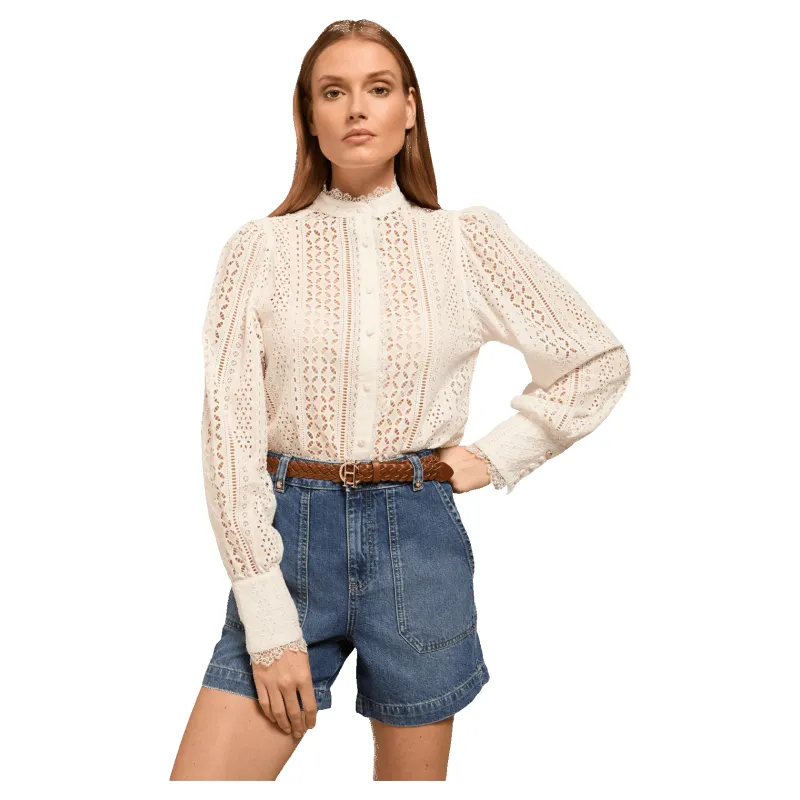 Holland Cooper Utility Denim Shorts sold by Coes