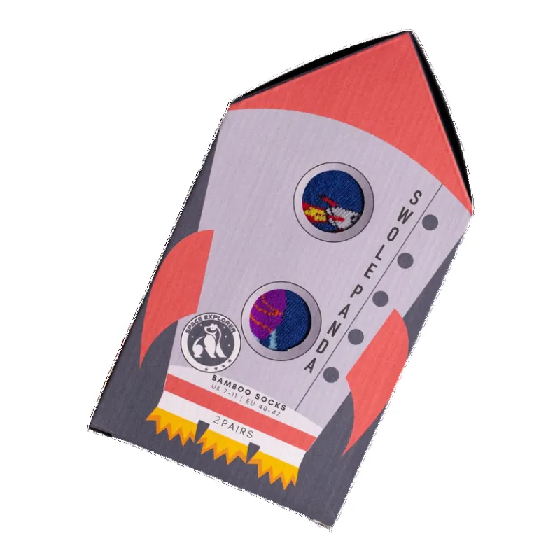 Swole Panda 2 Pack Sock Box Set made by Coes