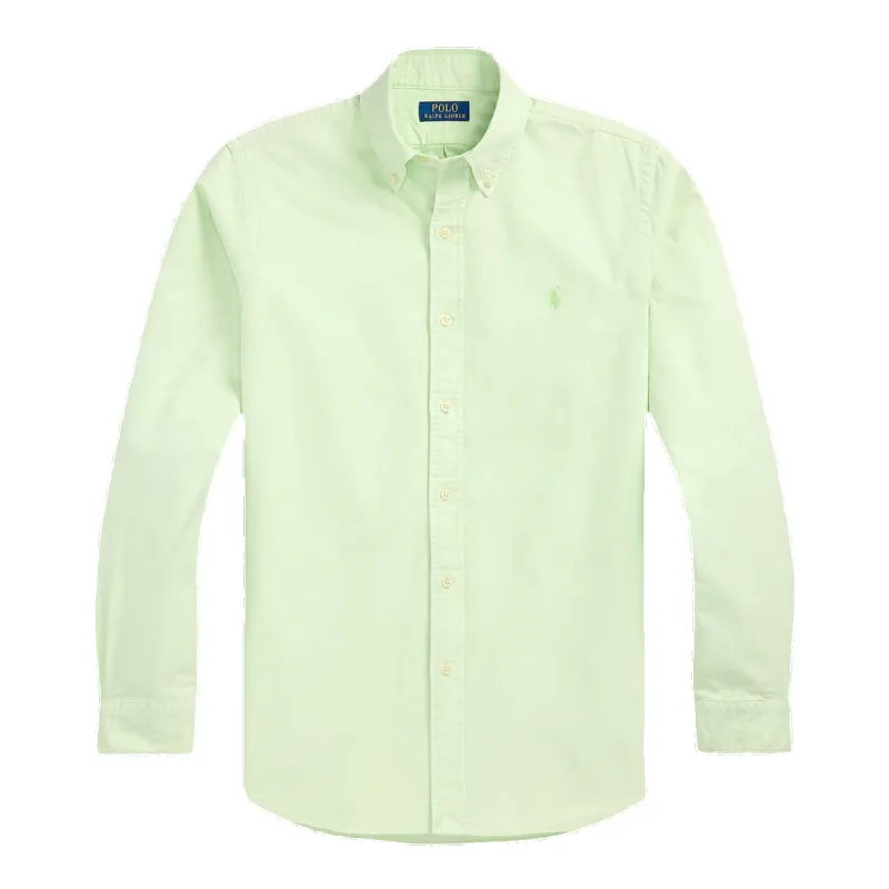 Polo Ralph Lauren Long Sleeve Mineral Dyed Oxford Shirt sold by Coes
