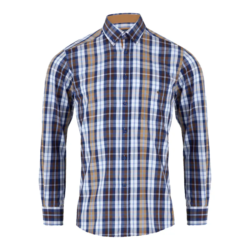 DG's Drifter Long Sleeve Check Shirt sold by Coes