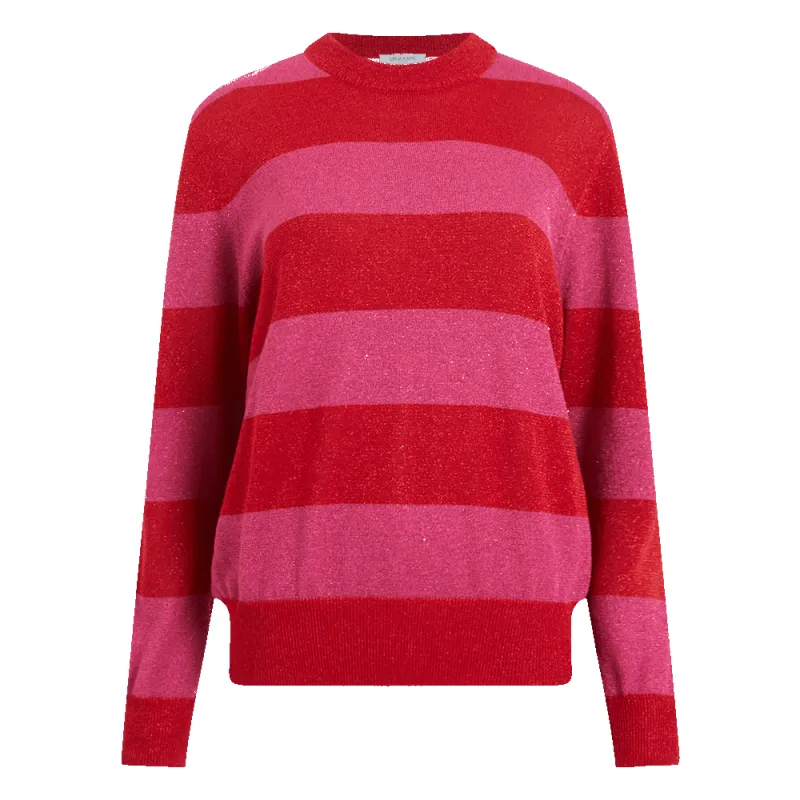Great Plains Sparkle Stripe Knit Crew Neck Jumper sold by Coes