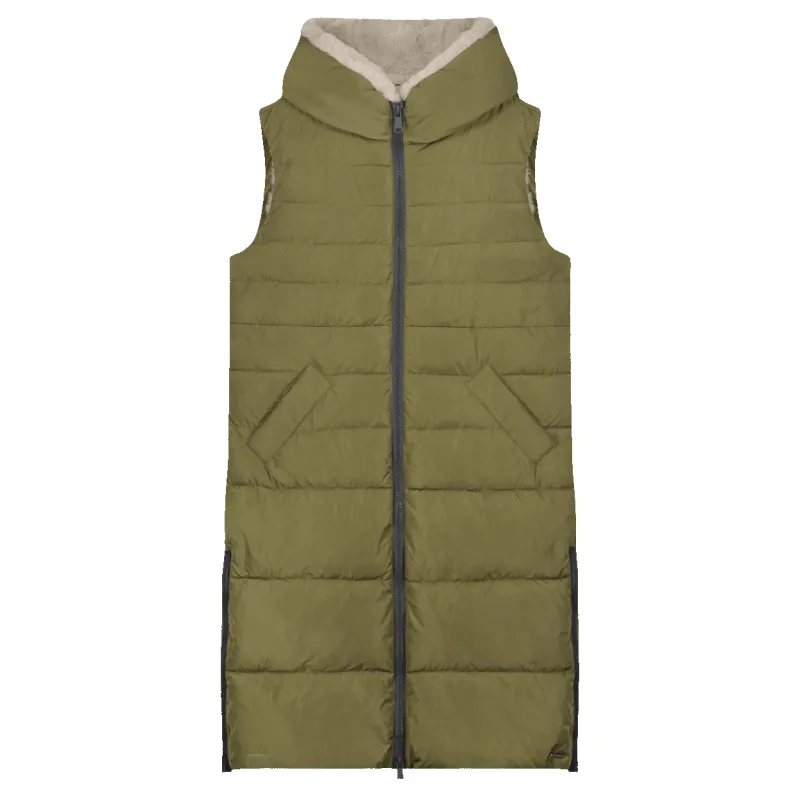 Rino & Pelle Nicci Long Padded Hooded Gilet sold by Coes