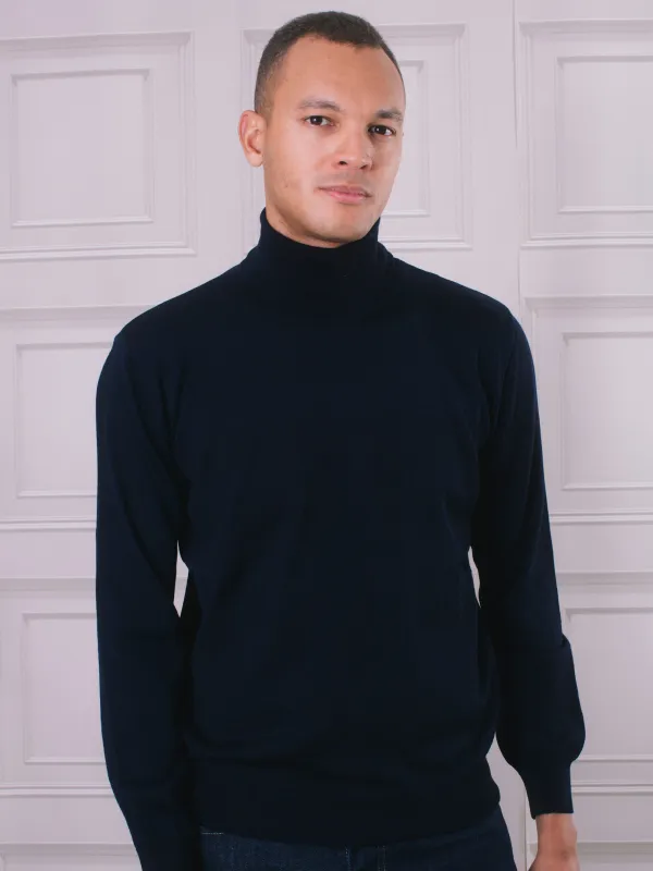 Golding Merino Roll Neck Sweater sold by Coes