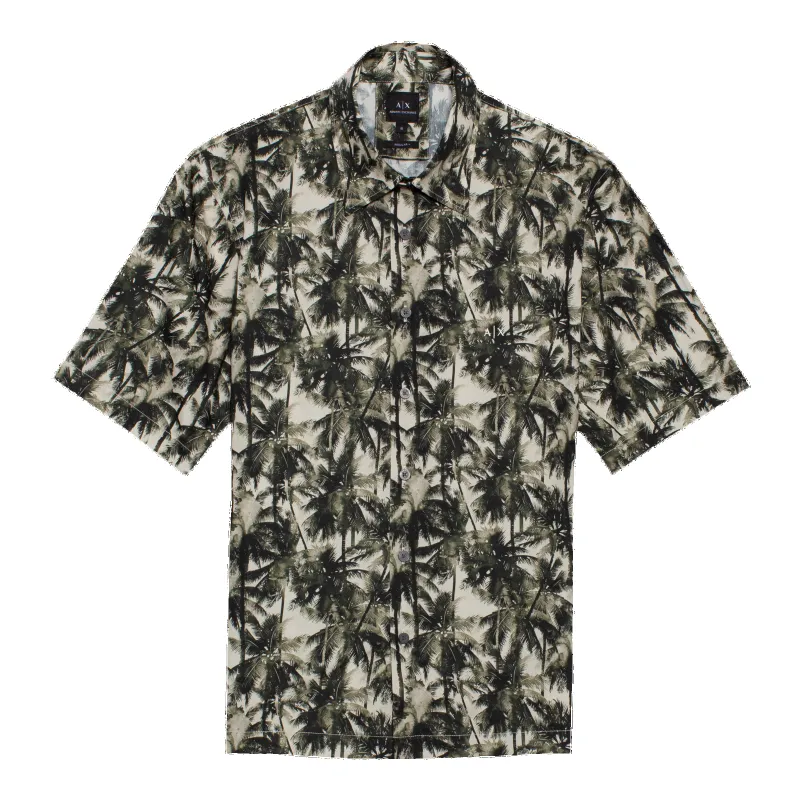 Armani Exchange Cotton Popeline Shirt sold by Coes