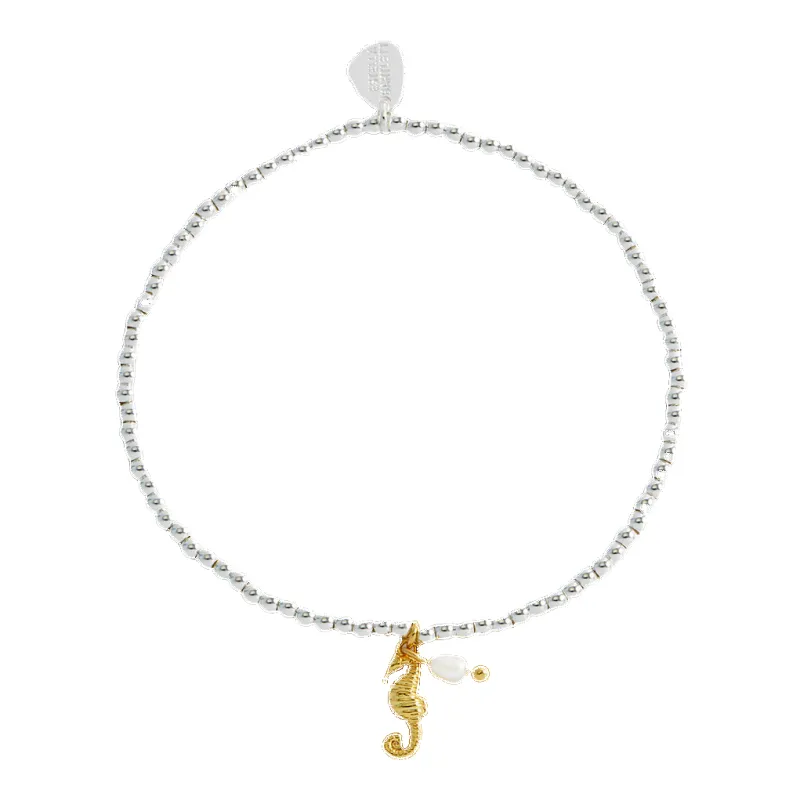 Estella Bartlett Seahorse and Pearl Sienna Bracelet sold by Coes
