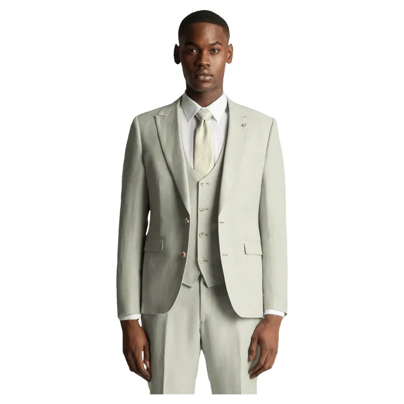 Remus Uomo Massa Linen Three Piece Suit sold by Coes