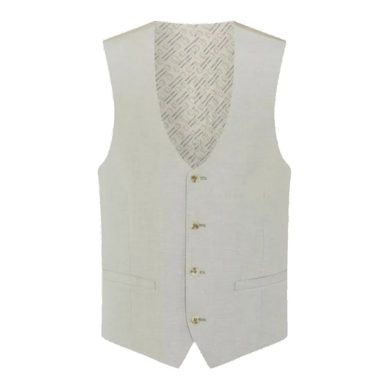 Remus Uomo Massa Linen Suit Waistcoat sold by Coes