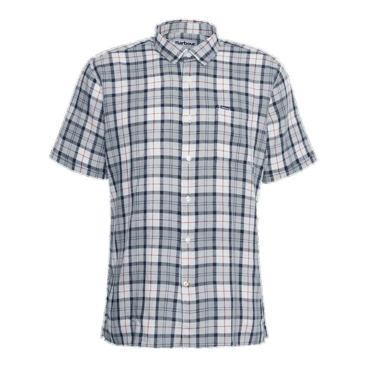 Barbour Midfield Tartan Summerfit Short Sleeve Shirt sold by Coes