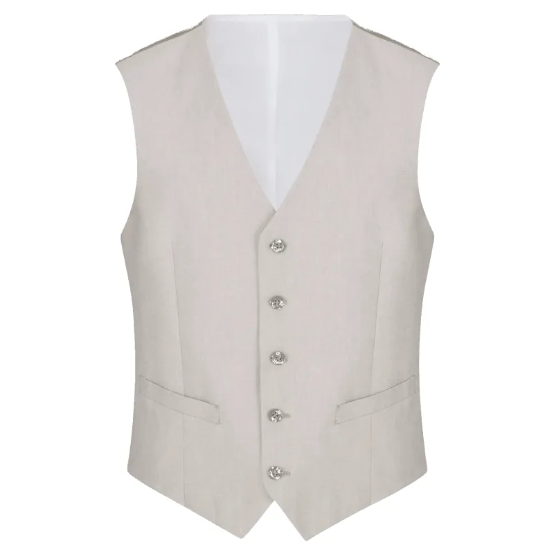Daniel Grahame Linen Blend Suit Waistcoat made by Coes