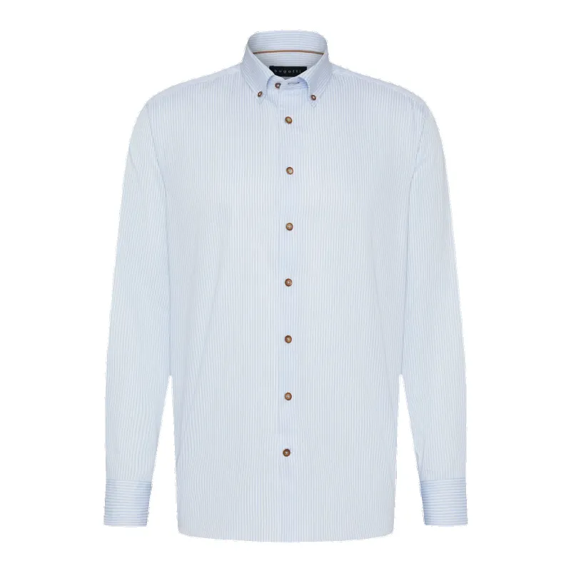 Bugatti Long Sleeve Stripe Shirt sold by Coes