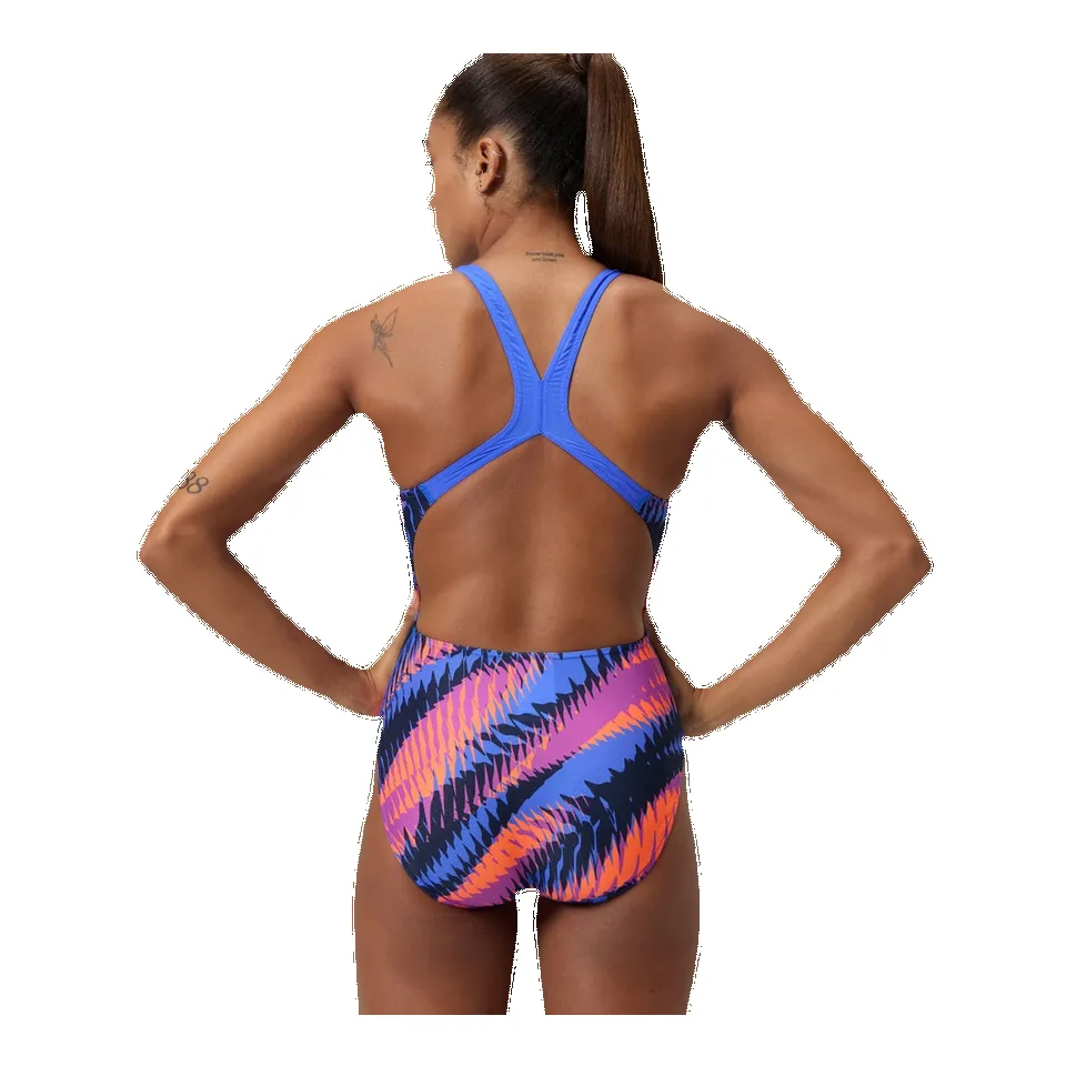 Speedo Allover Digital Powerback Swimsuit sold by Coes product image thumbnail 3