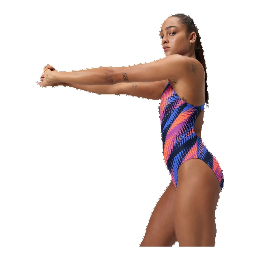 Speedo Allover Digital Powerback Swimsuit sold by Coes product image thumbnail 2