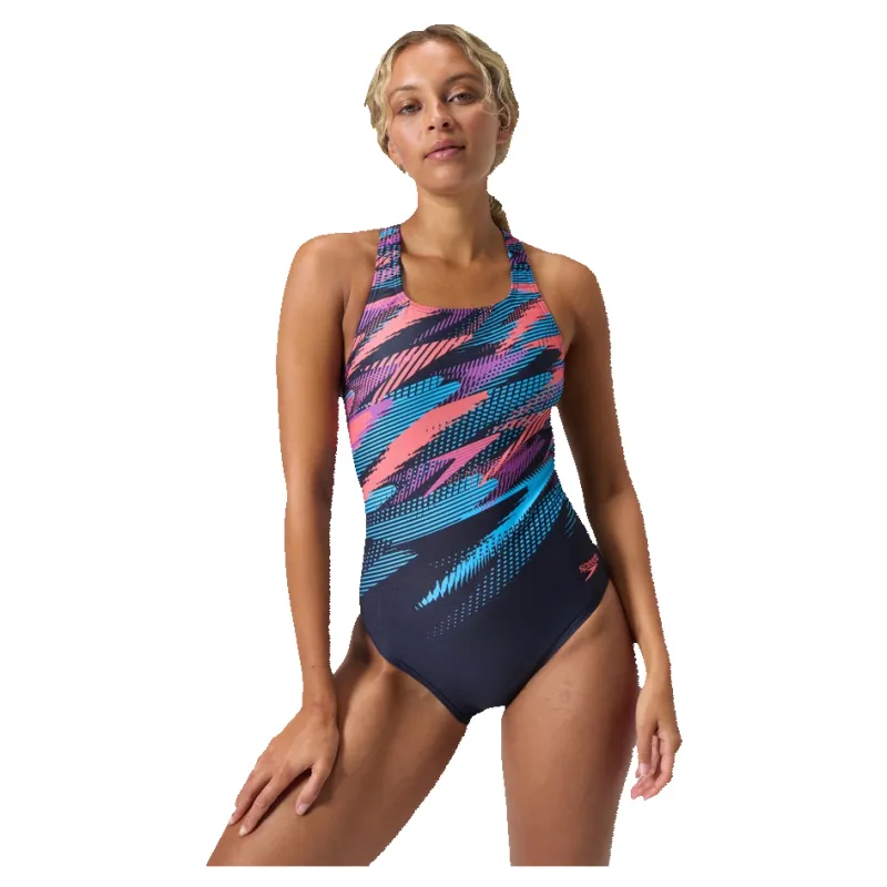 Speedo Digital Printed Medalist Swimsuit sold by Coes