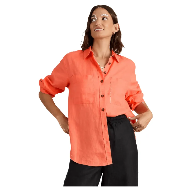 White Stuff Lydia Linen Shirt sold by Coes