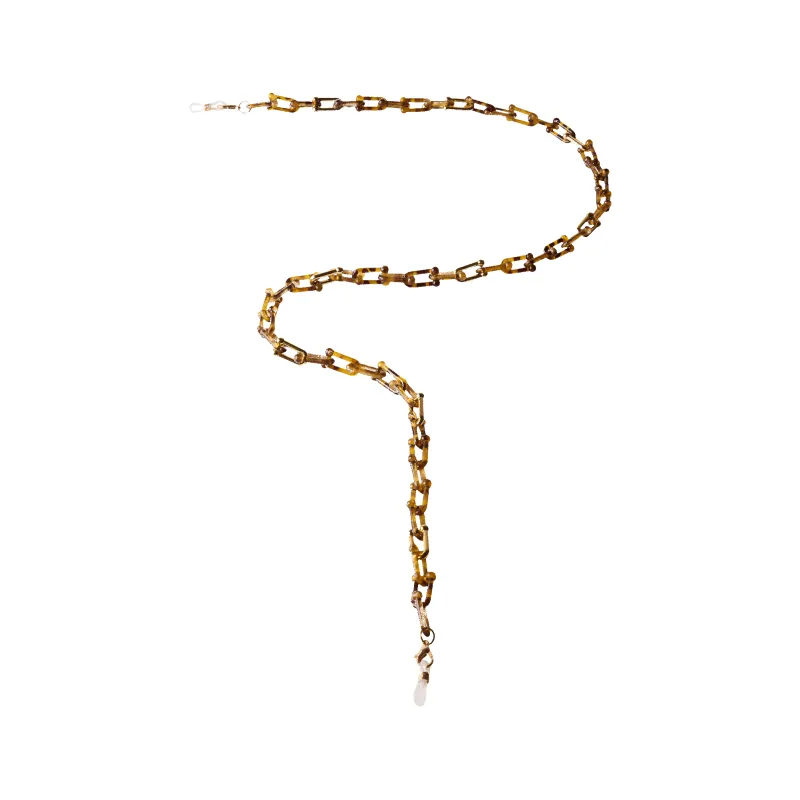 Powder Tortoiseshell Design Link Sunglasses Chain sold by Coes