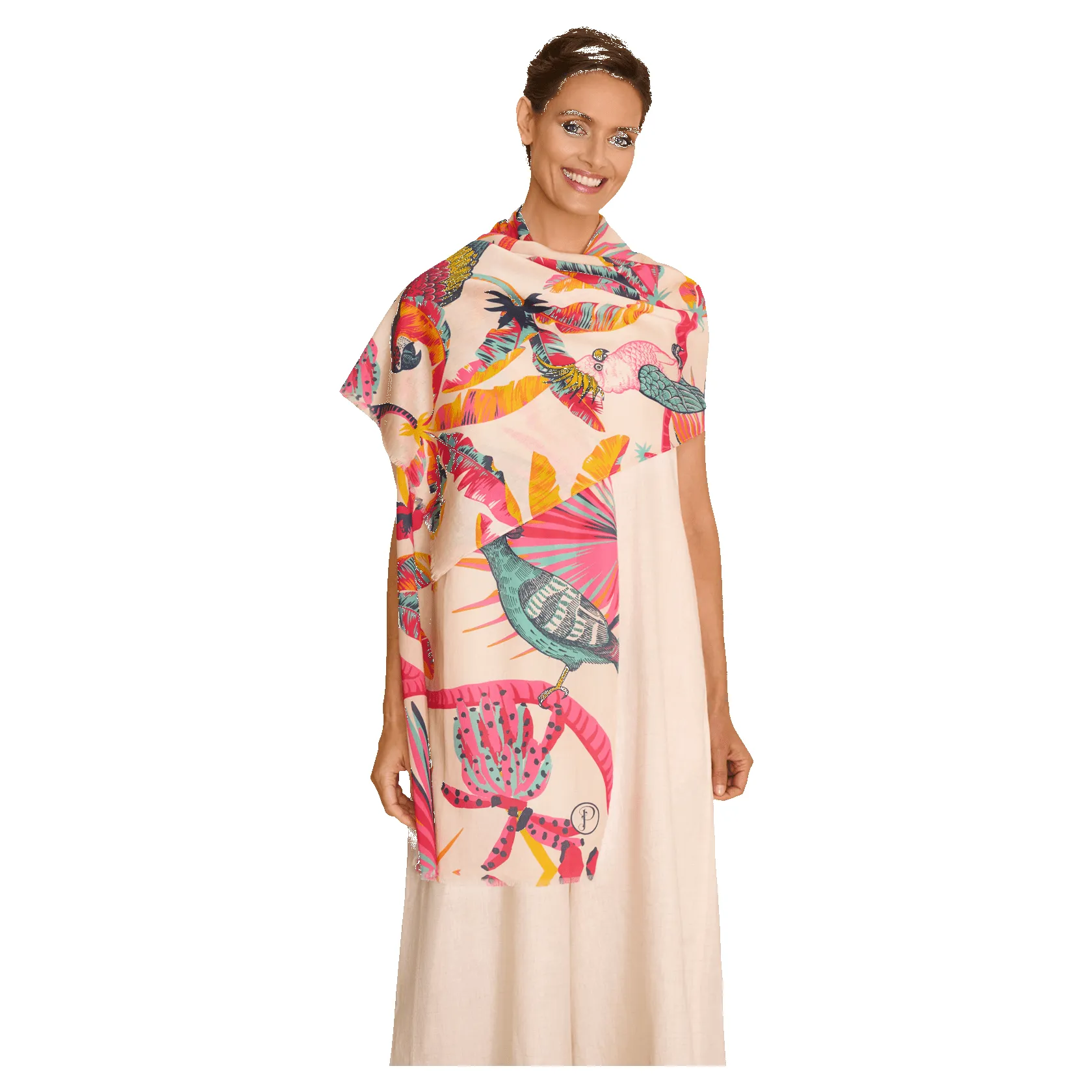 Powder Cotton Scarf sold by Coes