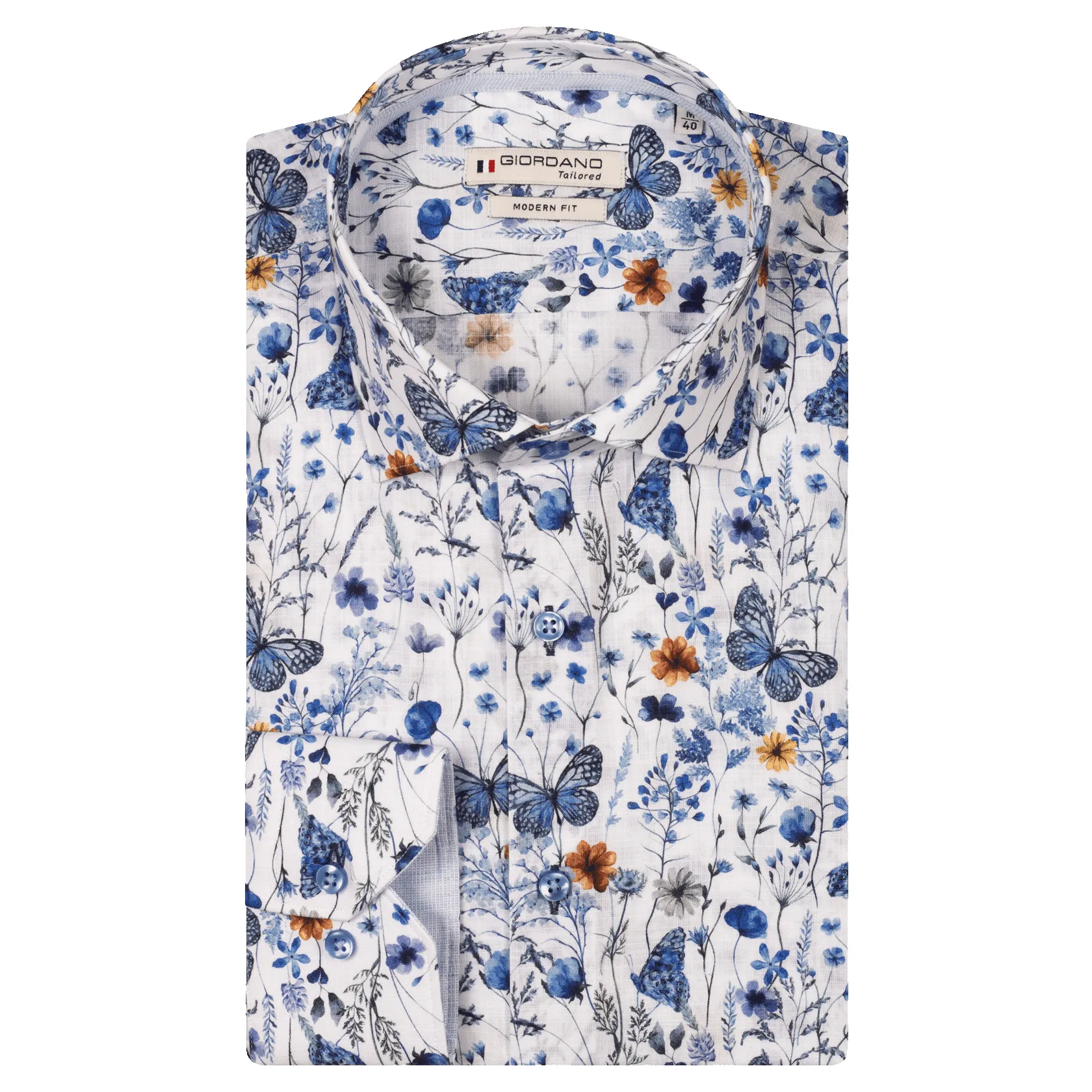 Giordano Butterfly Print Shirt sold by Coes