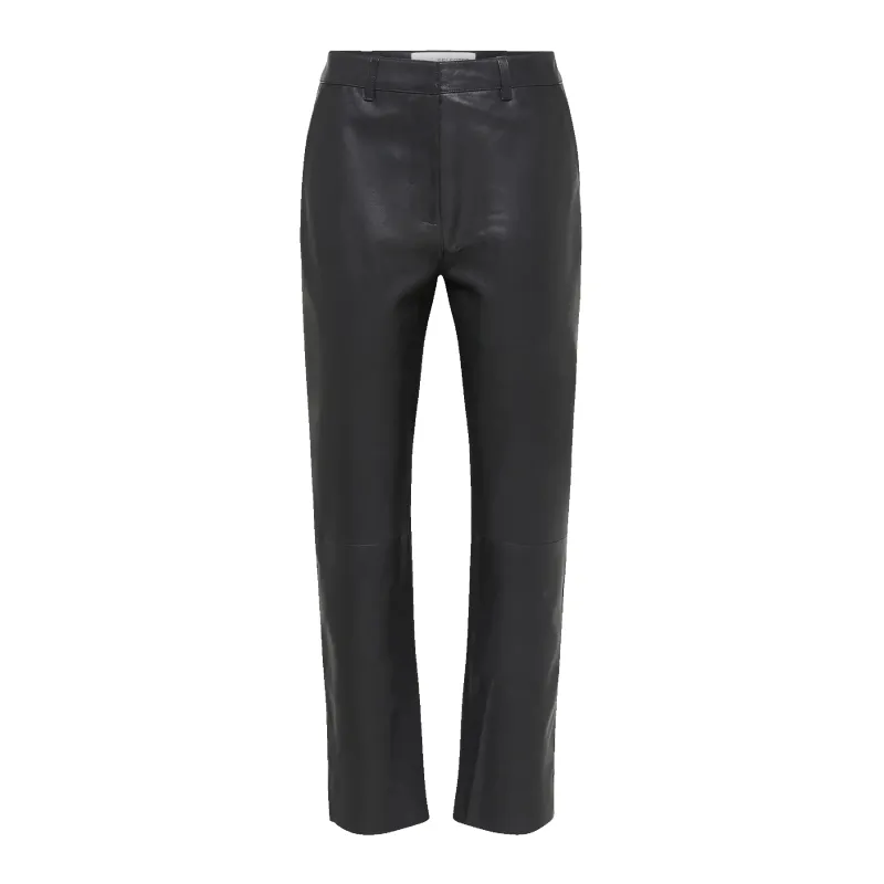 Selected Femme Marie Leather Trousers sold by Coes