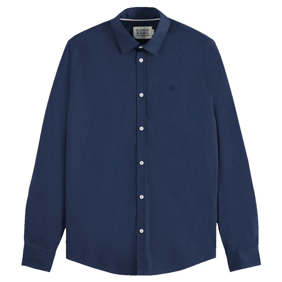 Scotch & Soda Poplin Solid Long Sleeve Shirt sold by Coes product image thumbnail 4