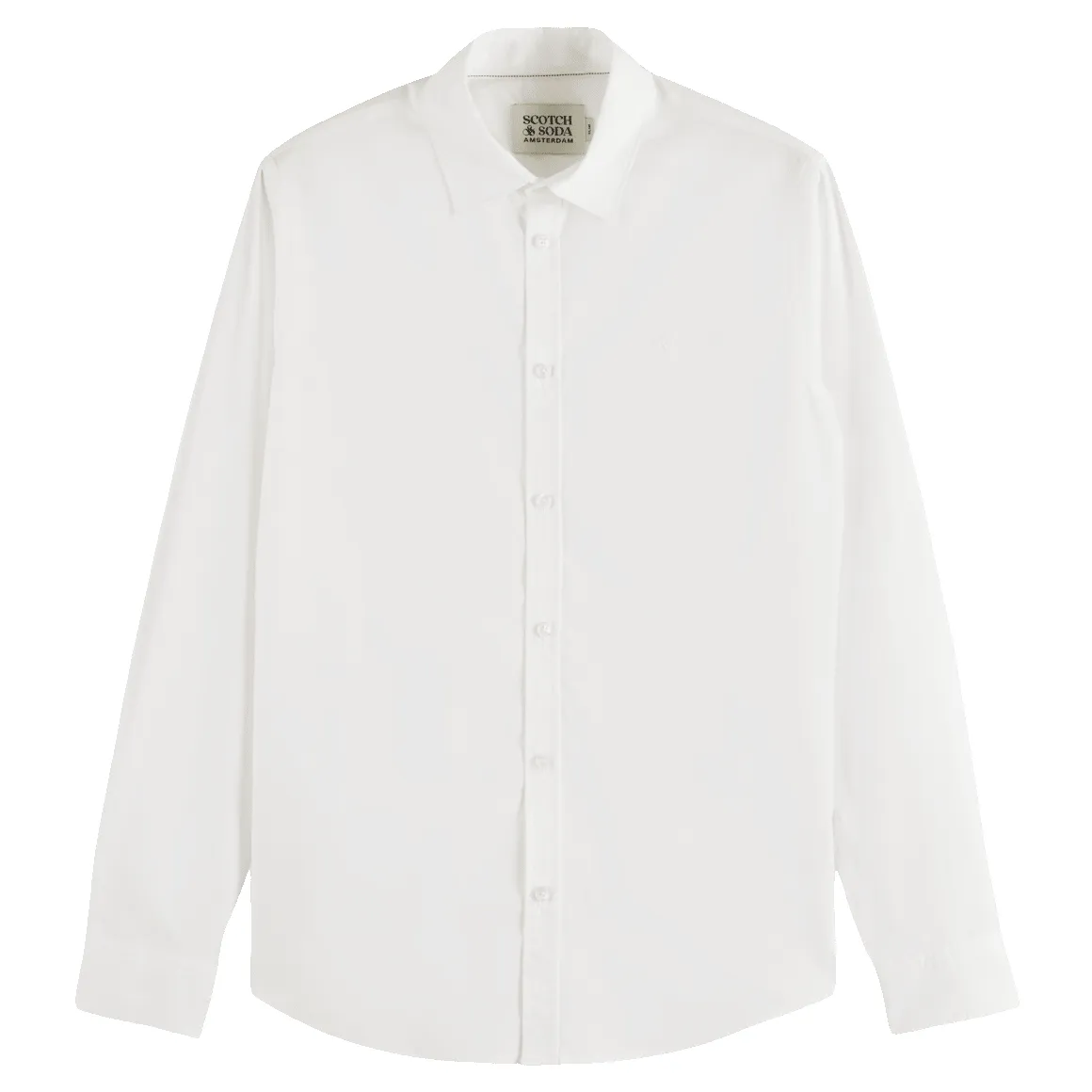 Scotch & Soda Poplin Solid Long Sleeve Shirt sold by Coes product image thumbnail 3