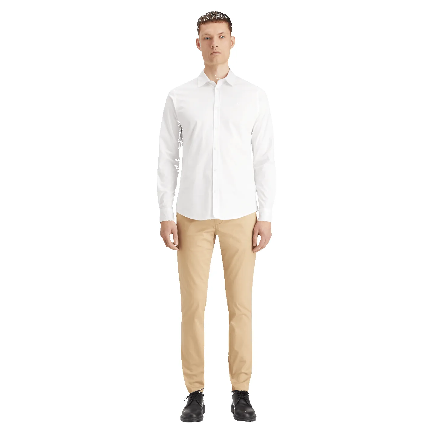 Scotch & Soda Poplin Solid Long Sleeve Shirt sold by Coes