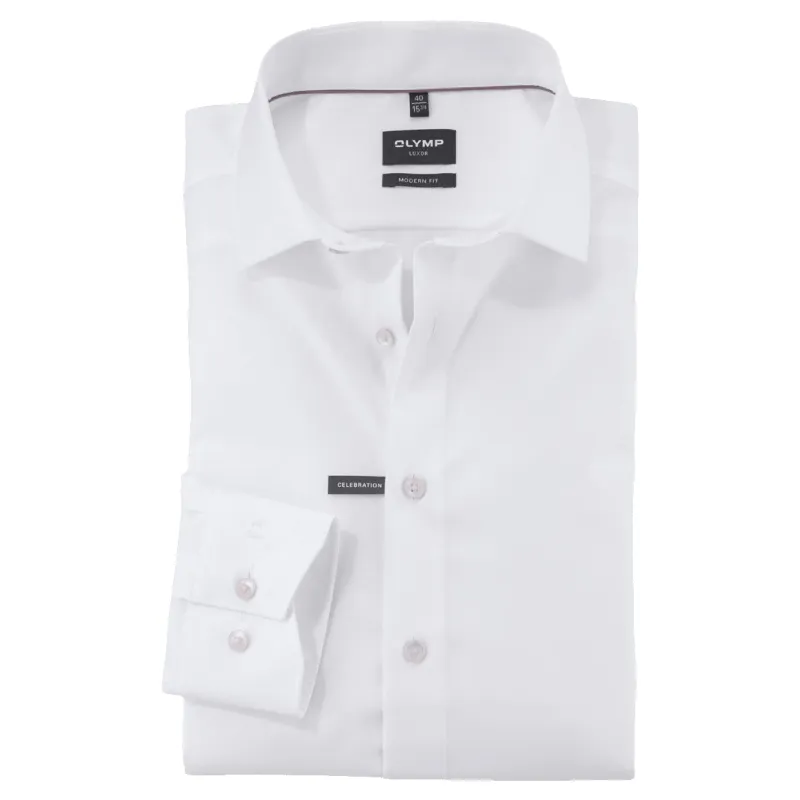 Olymp Long Sleeve Contrast Button Shirt sold by Coes