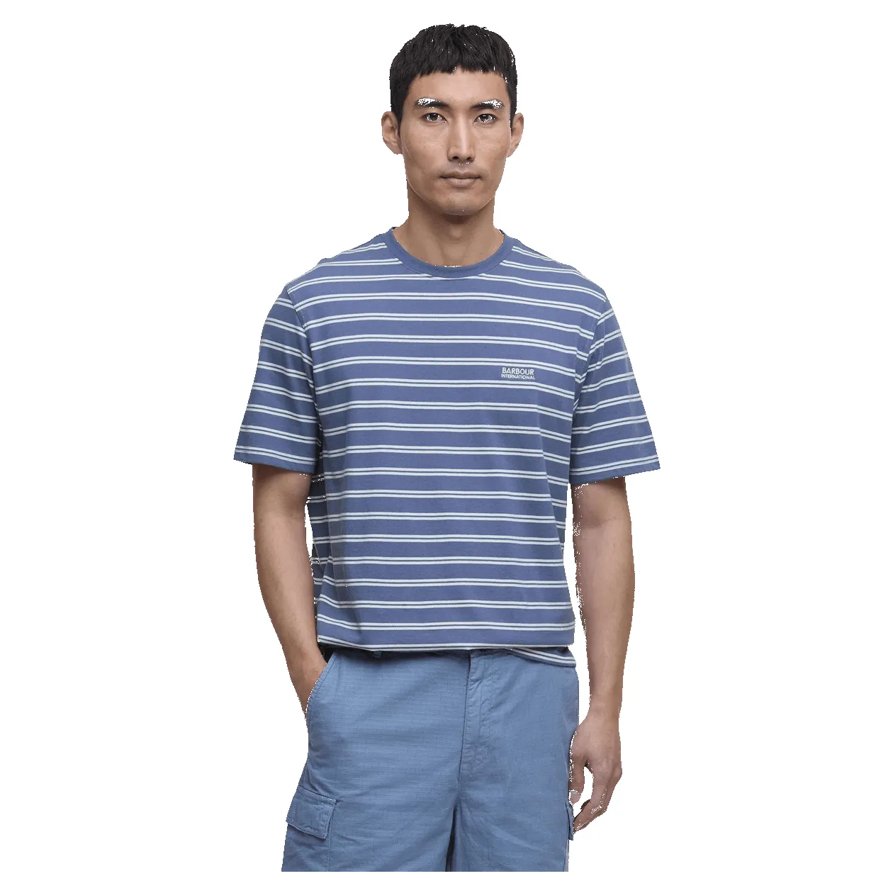 Barbour International Bernie Stripe T-Shirt sold by Coes product image thumbnail 2