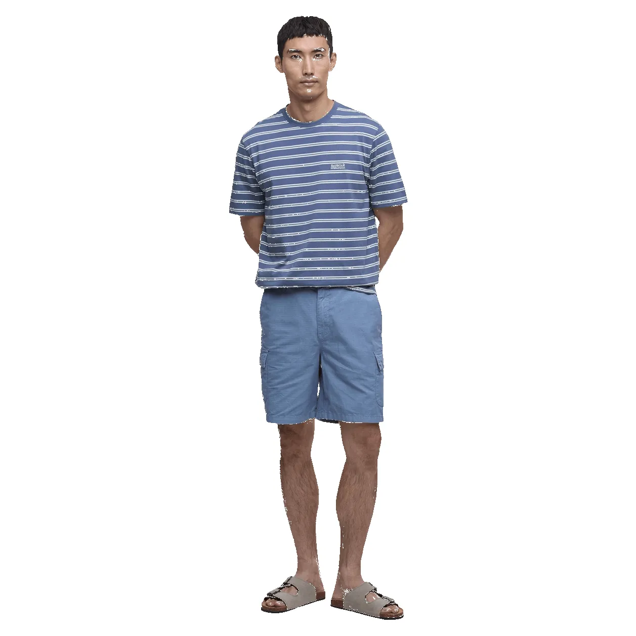 Barbour International Bernie Stripe T-Shirt sold by Coes product image thumbnail 4