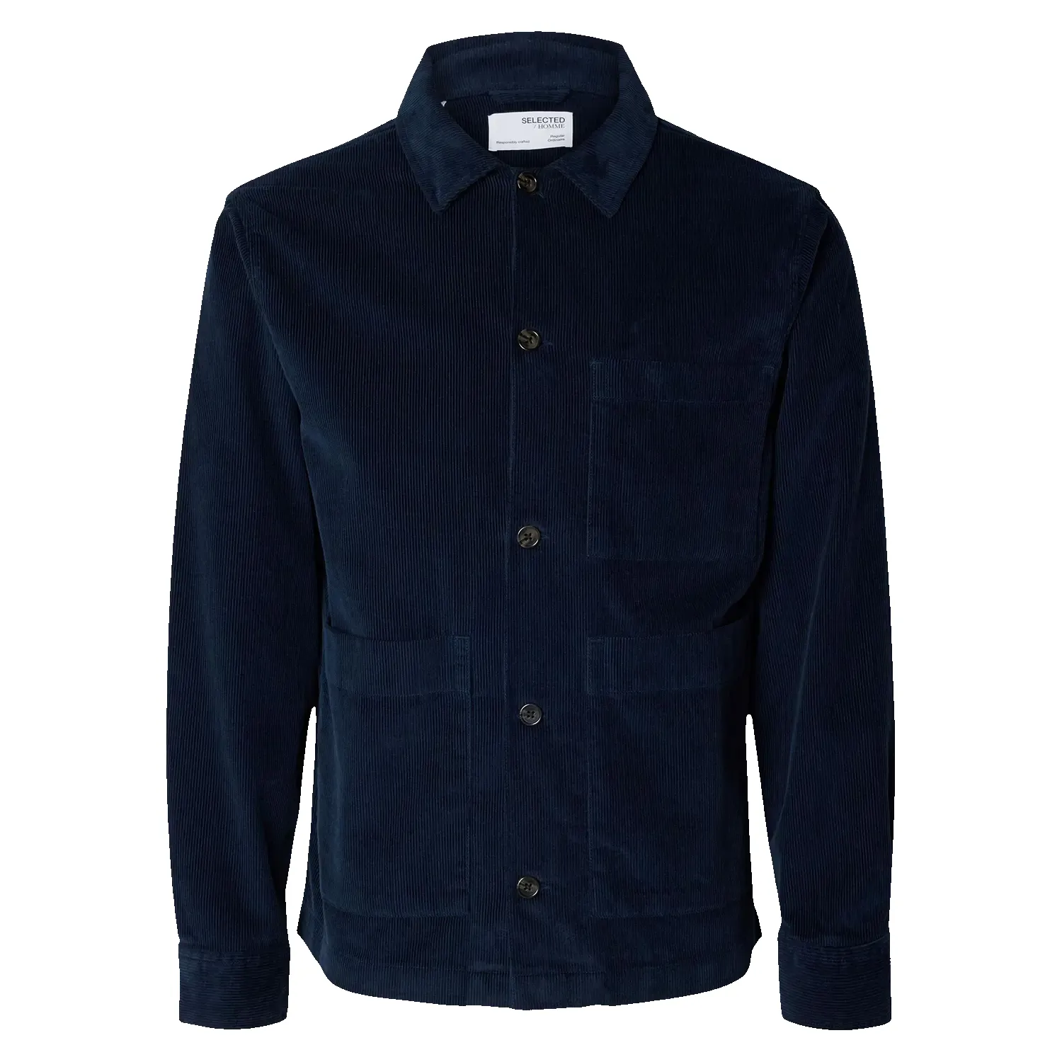 Selected Tony Corduroy Overshirt sold by Coes
