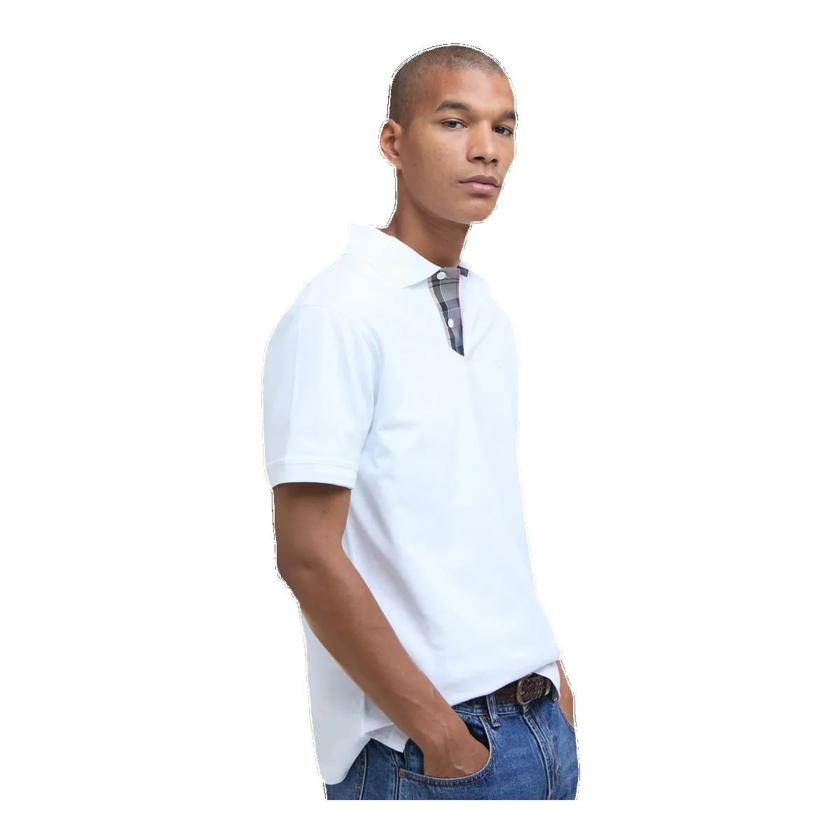Barbour Premium Tartan Pique Polo Shirt sold by Coes product image thumbnail 4